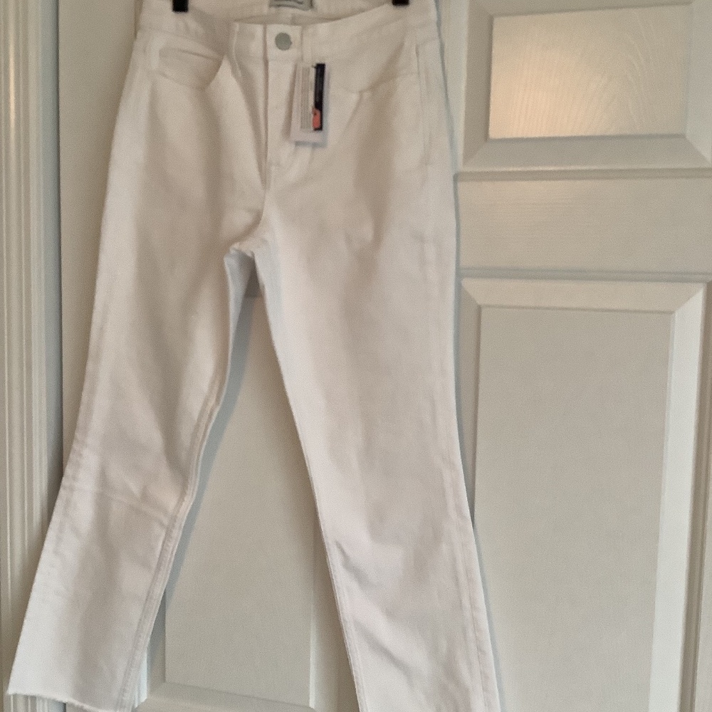 NWT Vineyard Vines White Crop Denim Jeans - Sz 27